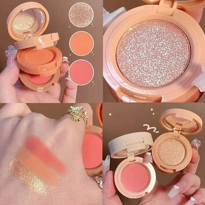 3in1 Blusher + Highlighter Shade 02