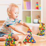 Master Magnetic Construction Building Toy Set 124Pcs 3D Shapes Educational Toy Set For Boys And Girls