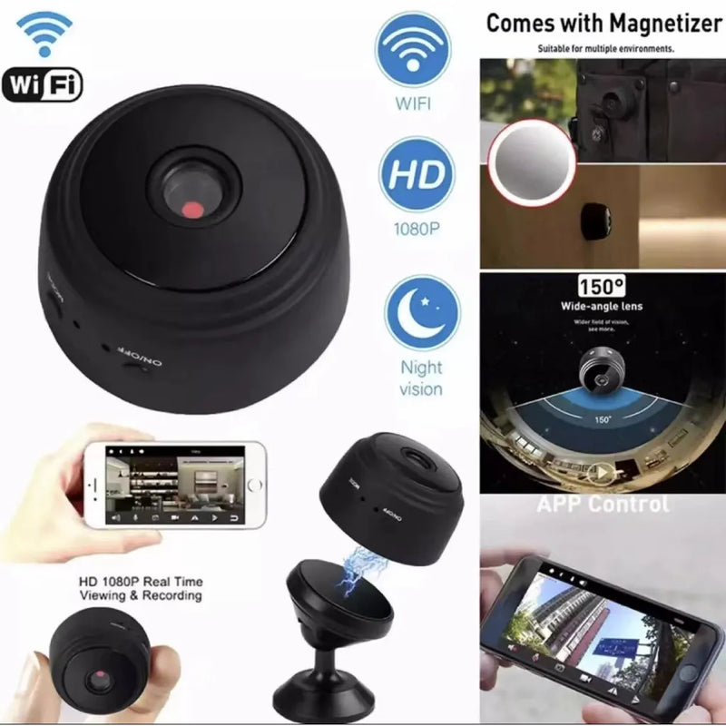 A9 Mini Camera With Wireless Connectivity And Live Intercom