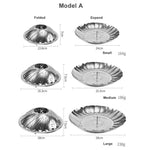 Stainless Steel Expandable Folding Dish Steamer Basket Mesh Vegetable Cooker Steamer Expandable