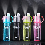 Portable Sports Spray And Drinking Bottle Large Capacity 600ml