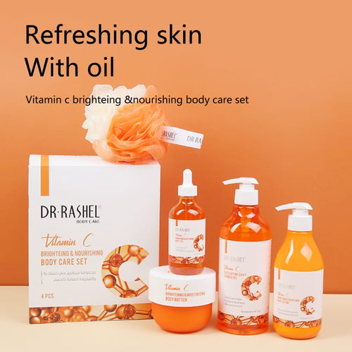 Dr Rashel Vitamin C Brightening And Nourishing Body Care 4Pcs Set