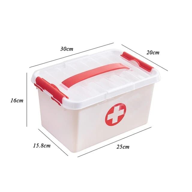 First Aid Medicine Storage Box Big Size
