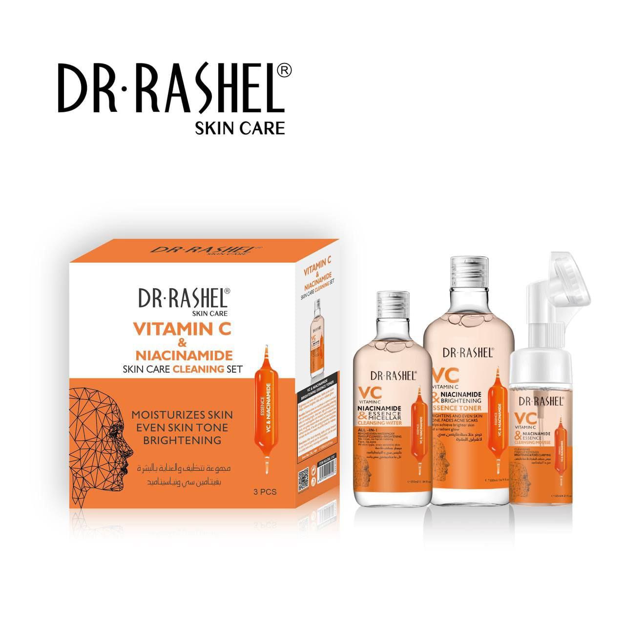 Dr Rashel VITAMIN C And Niacinamide Skin Care Cleaning 3Pcs Set