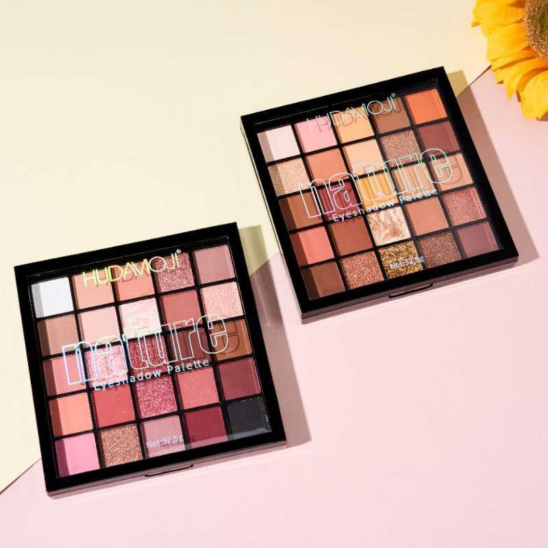 Hudamoji Nature Eyeshadow Palette – Rich Pigmentation with Smooth & Long-Lasting Finish