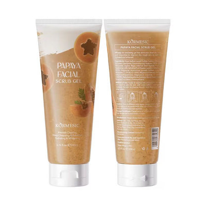 KORMERSIC Exfoliating Deep Cleansing Skin Whitening Body Skin Care Cleansing Exfoliating Facial Face Scrub Gel