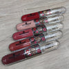 Eccsece 6 Pcs 2in1 Transparent Nude Lip Gloss Set