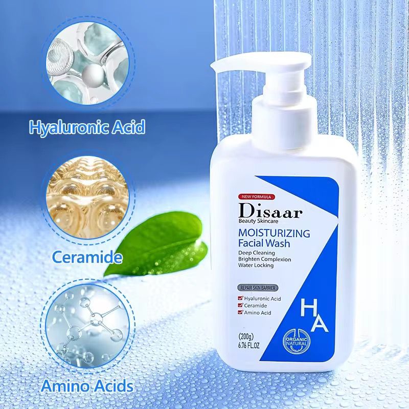 Disaar Hyaluronic Acid Ceramide Amino Acid Moisturizing Facial Wash 200g