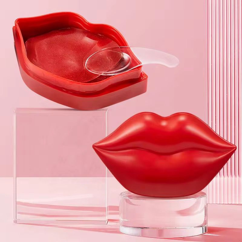 ZHIDUO Pink Lip Shaped Mask Sheets Moisturizing Anti-Wrinkle&nbsp;Korean Peeling Lip Sleeping Mask