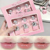 Gege Bear Bow Knot Lip Gloss Lip Glaze 3Pcs Set