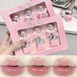 Gege Bear Bow Knot Lip Gloss Lip Glaze 3Pcs Set