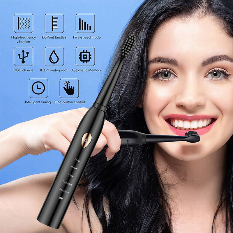 USB Rechargeable Sonic Electric Toothbrush