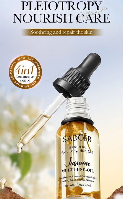 Sadoer Face, Body, Hair, Nail Multi Use Jasmine Oil 55ml