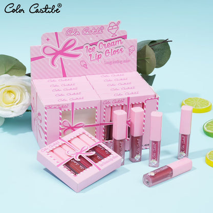 Color Castle Ice Cream Lip Gloss  6 Pcs Set
