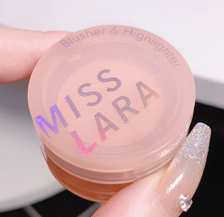 Miss Lara Pink 3in1 Blusher And Highlighter