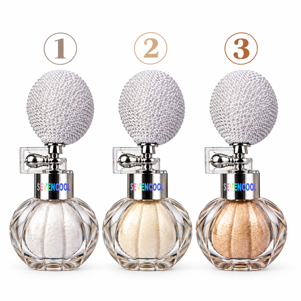 Seven cool shimmer highlighter Dust