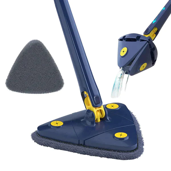 360° Rotatable Adjustable Cleaning Mop with Microfiber Mop Pad (high return)