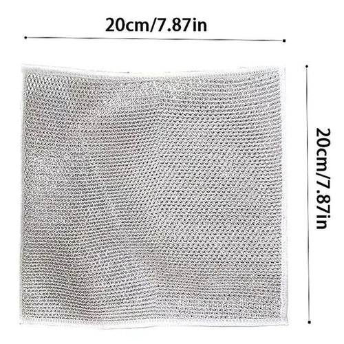 Multipurpose Scrub Shine The Ultimate Wire Dishwasher Non-Scratch Cleaning Cloth Rust Removal Cloth