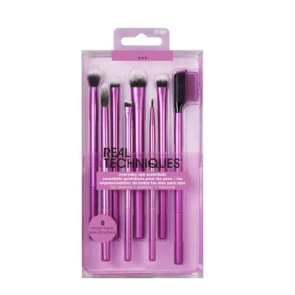 Real Techniques&nbsp;8pcs Everyday&nbsp;Eye Essentials&nbsp; Makeup Brush Set (High Quality)