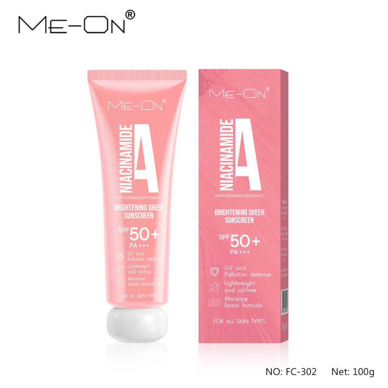 ME-ON Glow + Protection Brightening Sheer Sunscreen SPF 50+ PA+++