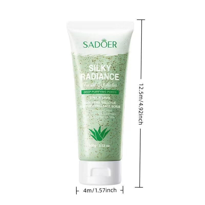 Sadoer Silky Radiance Facial Exfoliator - Deep Purifying for Pores
