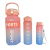 Sports Colorful Premium Quality Water Bottle 3pcs Set