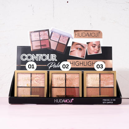 Hudamoji Highlitter Palette