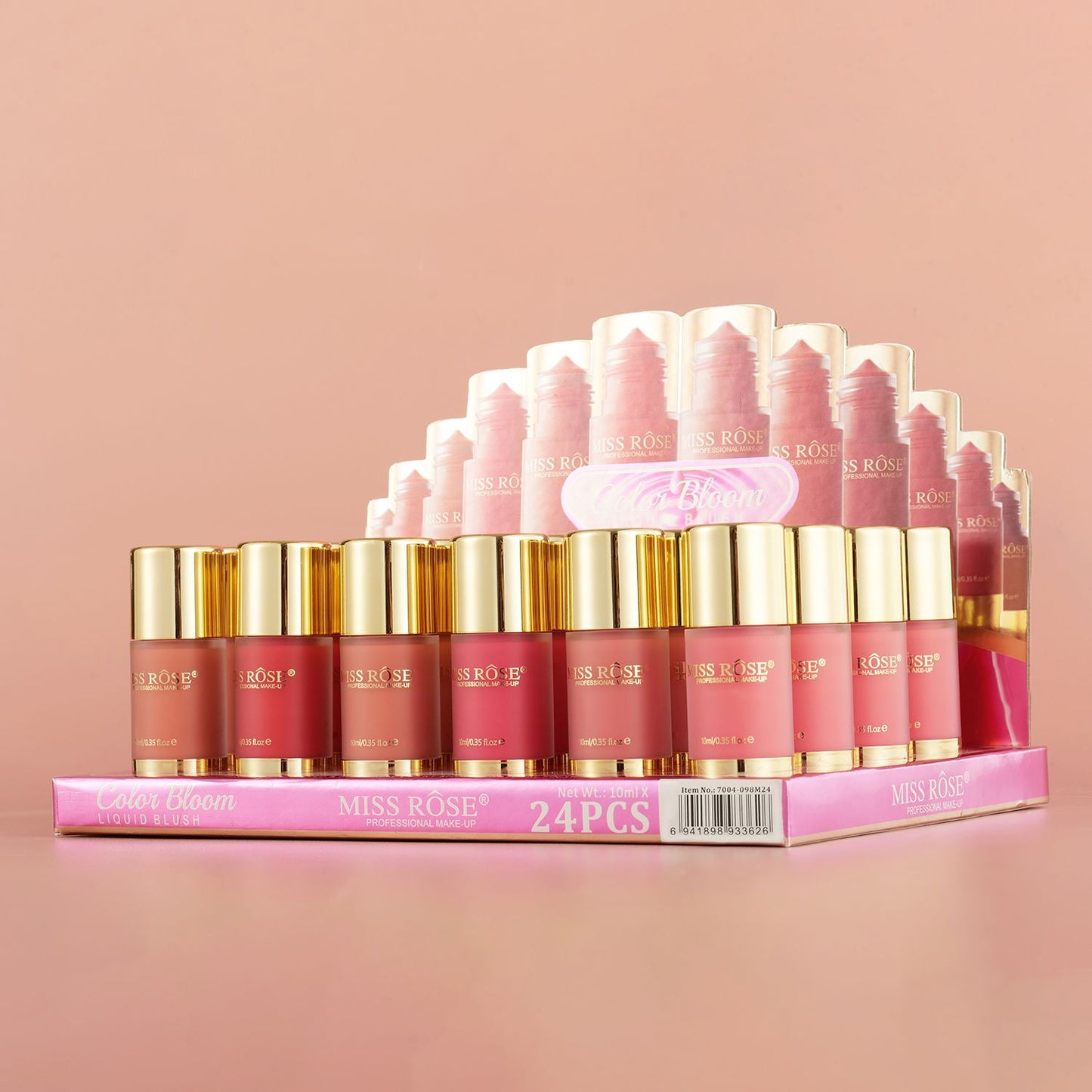 Miss Rose Color Bloom Liquid Blush 6Pcs Set