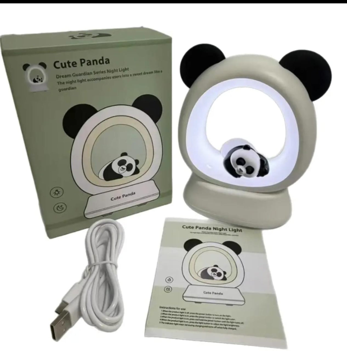 Sleeping Panda Night Lamp – 3 Modes, 5 Brightness Levels
