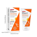 Disaar Whitening Moisturizing &amp; UV Protection Light &amp; Breathable Anti Ageing 50SPF Sunscreen Cream 80g