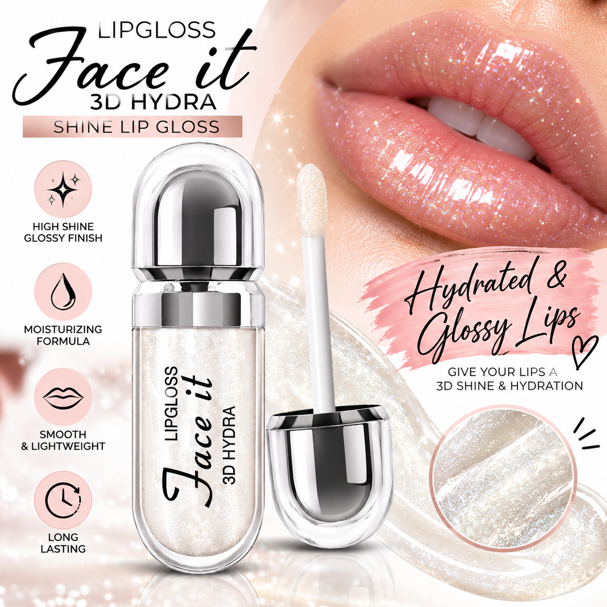 Face It 3D Hydra Shimmer Lip Gloss