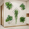 3D Plants Wall Stickers Pack Of 5