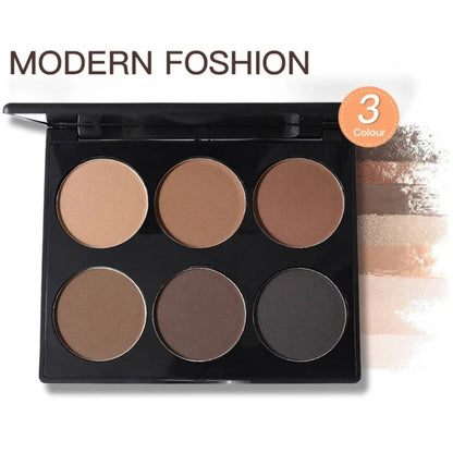 MAYCHEER Modern Fashion 6 Color Shaping Contour Eyebrow Eyeshadow Powder Palette