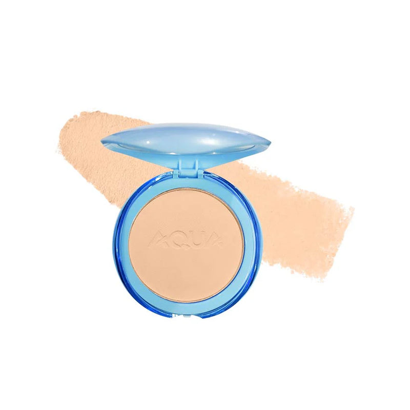 Aqua Color Line Compact Powder Two Way Cake Face Powder