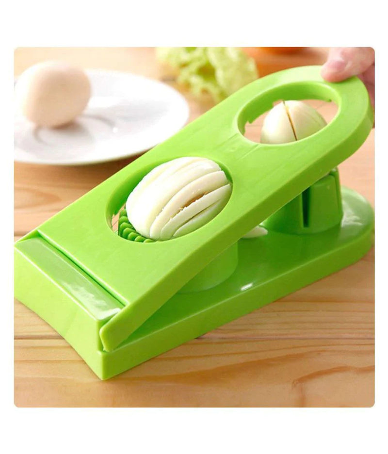 2in1 Egg Cutter And Slicer Double Side 2 Shapes