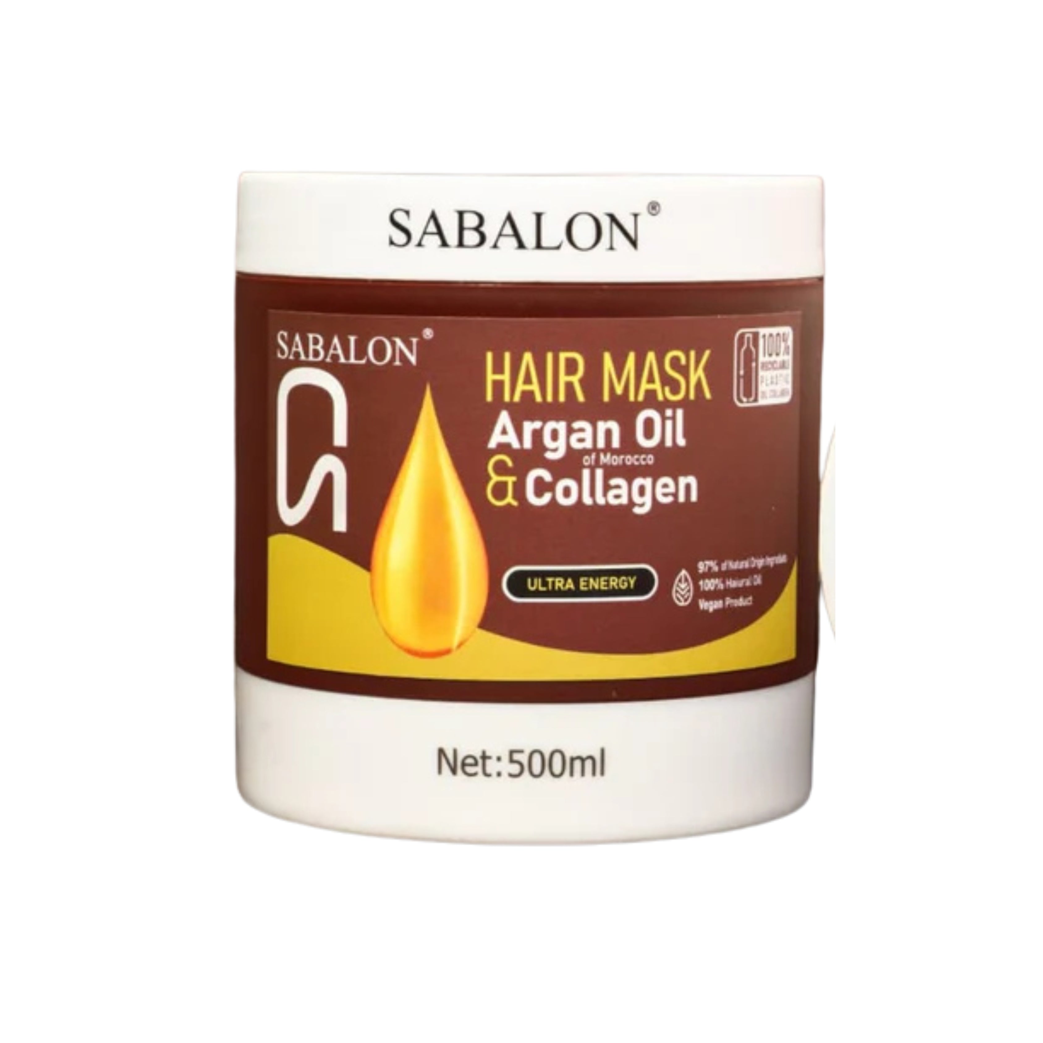 Sabalon Argan Oil and Collagen Hair Mask- 500ml