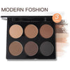 MAYCHEER Modern Fashion 6 Color Shaping Contour Eyebrow Eyeshadow Powder Palette