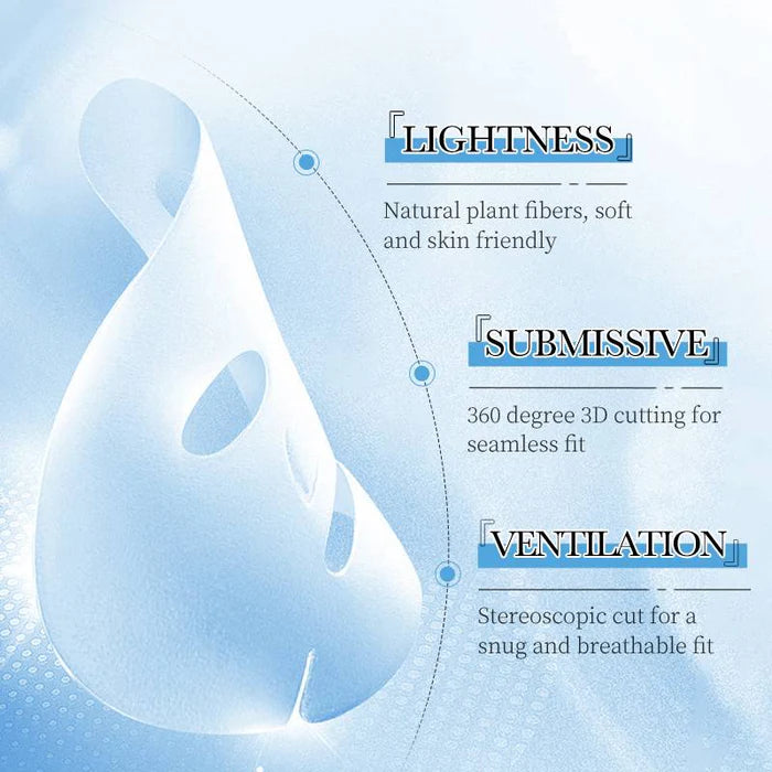 Bioaqua 3 Step Collagen &amp; Niacinamide Sheet Mask Pack - Set of 3