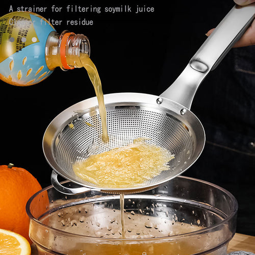 Stainless Steel Hot Pot Spoon Ultrafine Mesh Colander Spoon Stainer