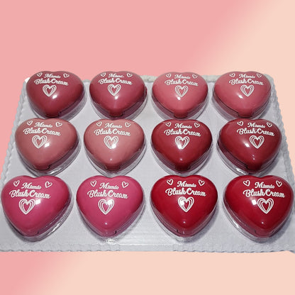 Miundo Heart Love Blush Cream Pack of 6