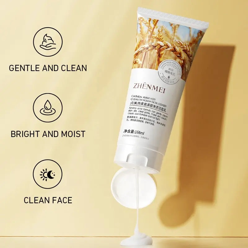 ZHENMEI Oatmeal Amino Acid Moisturizing Facial Cleanser