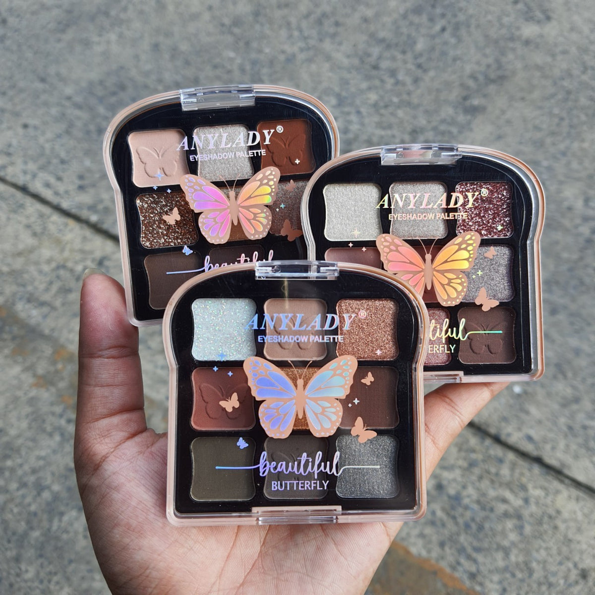 AnyLady Beautiful Butterfly 9-Color Eyeshadow Palette