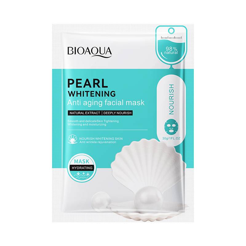 Bioaqua Pearl Whitening Anti Aging Facial Sheet Mask 30g