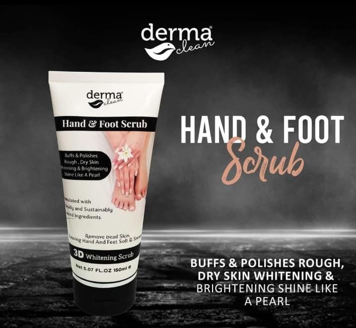 Derma Clean Whitening Hand And Foot Scrub