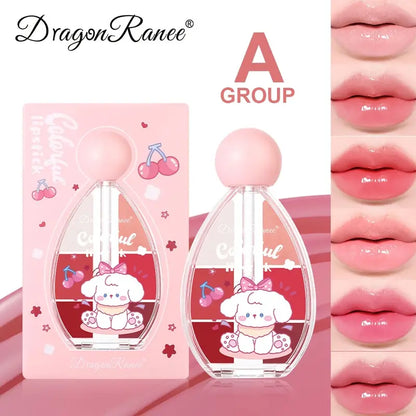 Dragon Ranee 6in1 Colorful Lipstick Moisturizing Glossy Lip