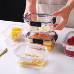 Transparent Food Container Storage Box 3pcs Set