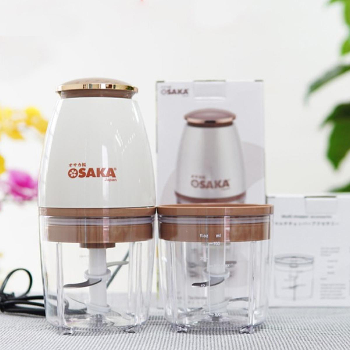 Osaka Japan 1.0L Heavy Stainless Steel Mini Electric Meat Grinder Machine Vegetable Fruits & Meat Chopper Machine Food Processor