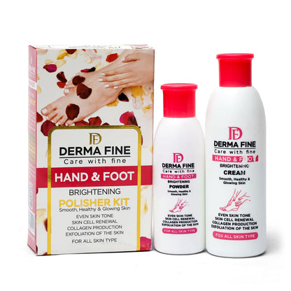 Derma Fine Hand & Foot Brightening Polisher Kit