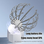 Portable USB Rechargeable Octopus Head Massager Waterproof Handheld With 12 Massage Claws Head Massager