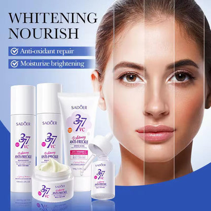 Sadoer Wrinkle Fading Anti-aging Deep Nourishing Skin Moisturizing Brightening Repairing Whitening and Skincare Set